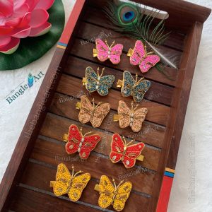 Butterfly Alligator Hair Clip - Handmade