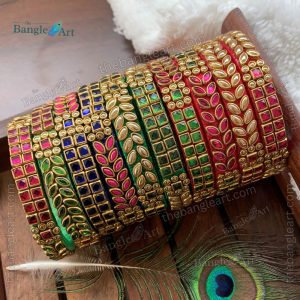 Navaratri Return Gift: 2-Bangle Set (12 Assorted Packs)