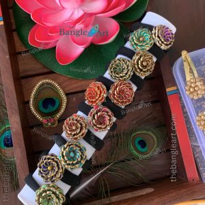 Kundan Hair Rubber Band