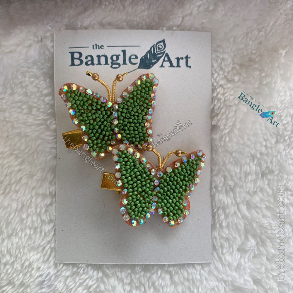 Butterfly Alligator Hair Clip Handmade