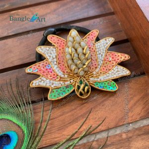 Handcrafted Lotus Rubber Band