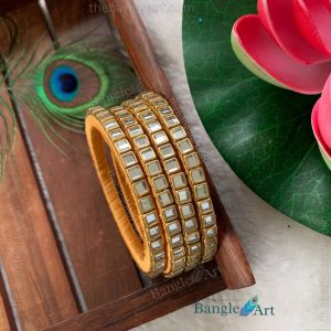 Silver Square Bangle