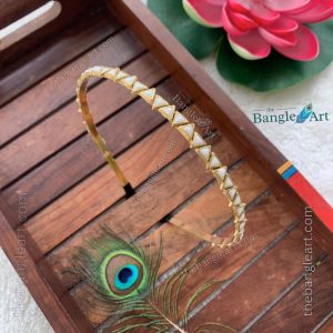 Kundan Headband Pearl